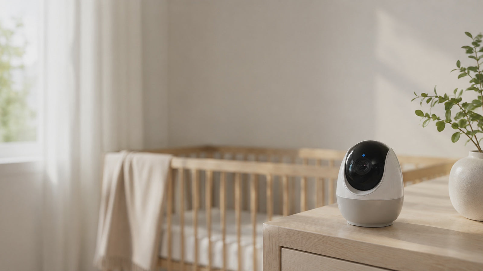 Vidéo d'ambiance : babyphone Doucilune dans une chambre de bébé apaisée
